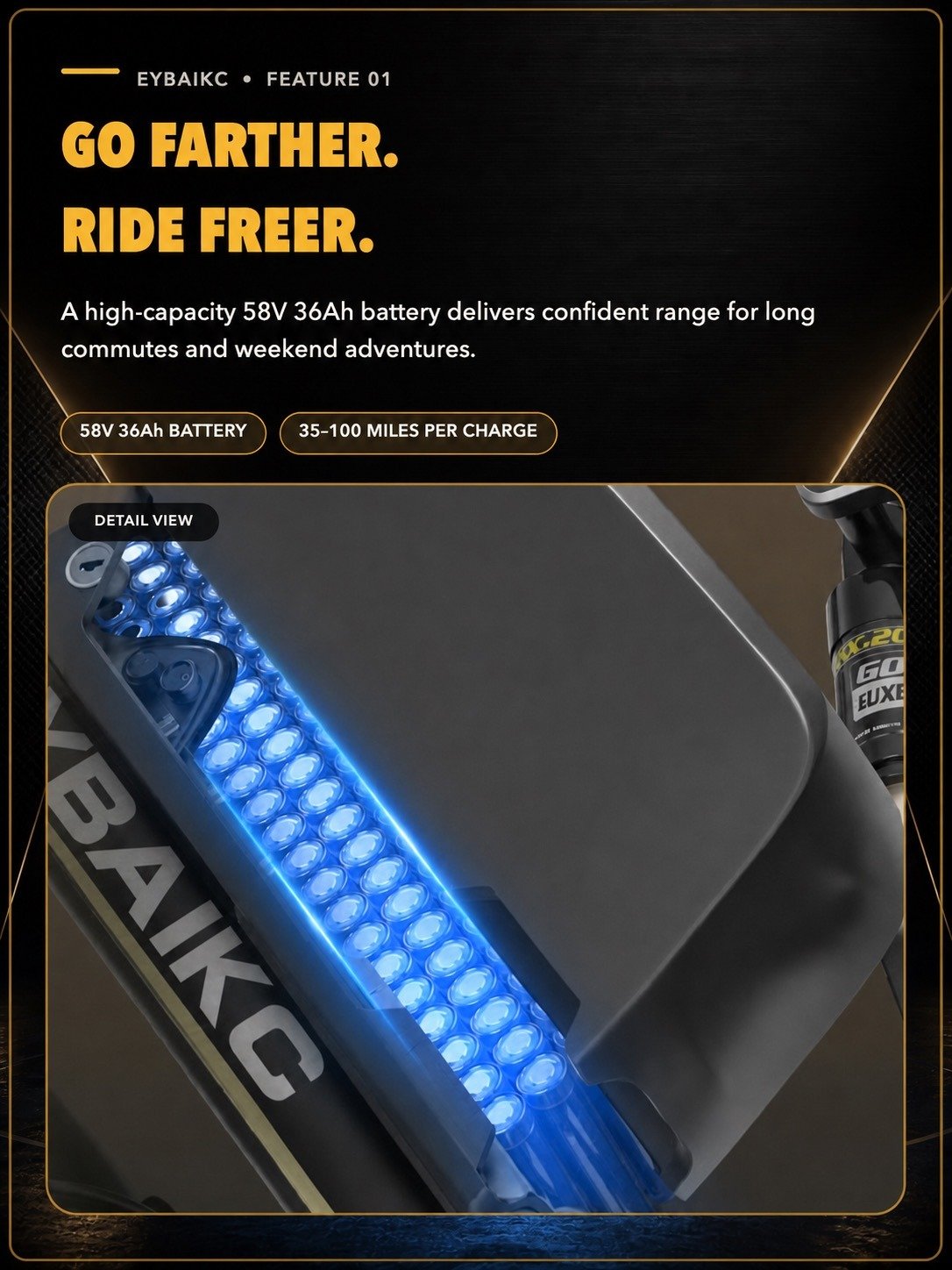 Dual-motor performance leads the way, supported by hydraulic disc braking and a durable 6061 aluminum frame.
