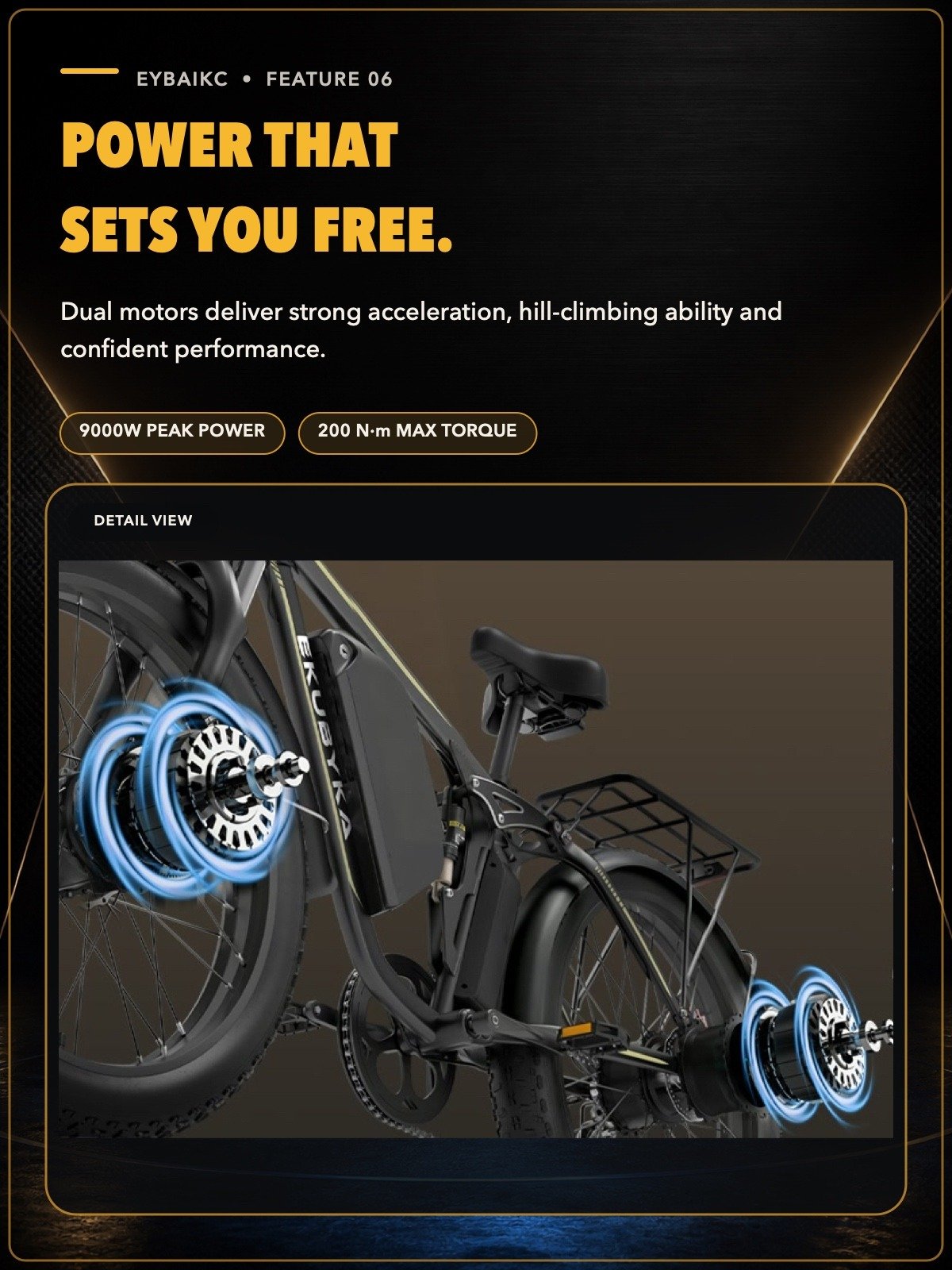 E100Pro full suspension system