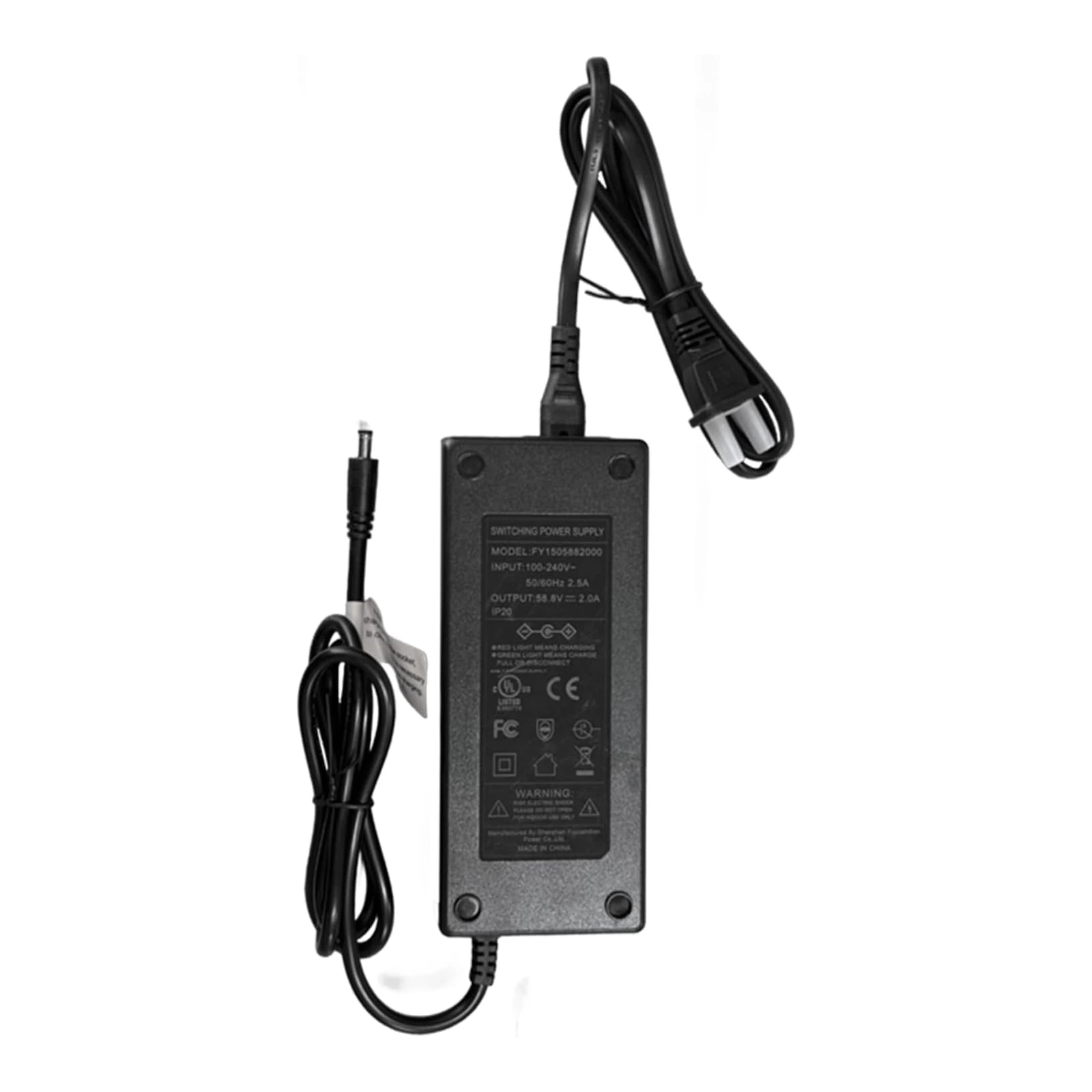 eybaikc 58v e bike battery charger EYBAIKC 58V e-bike battery charger with power cord and barrel connector