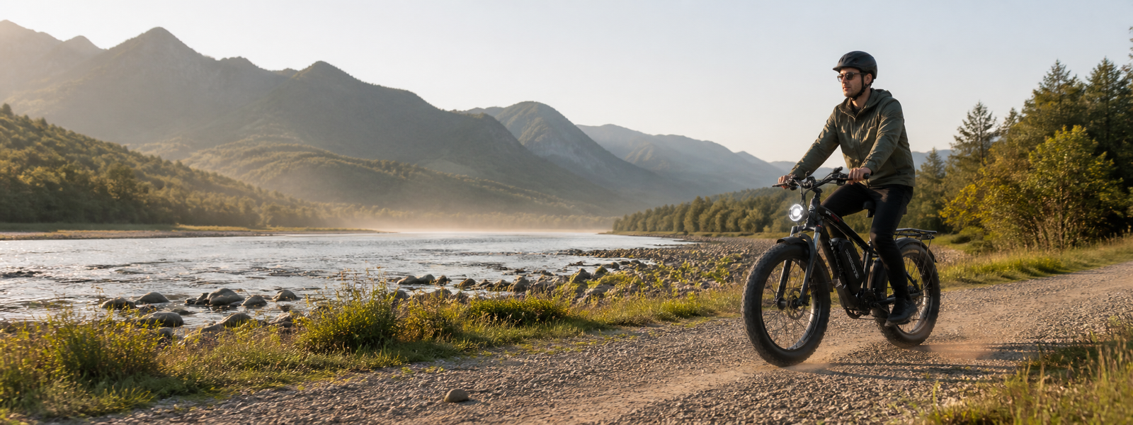 EYBAIKC electric bike components in a real riding environment