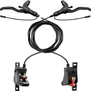 Hydraulic e-bike brake levers, hoses and calipers